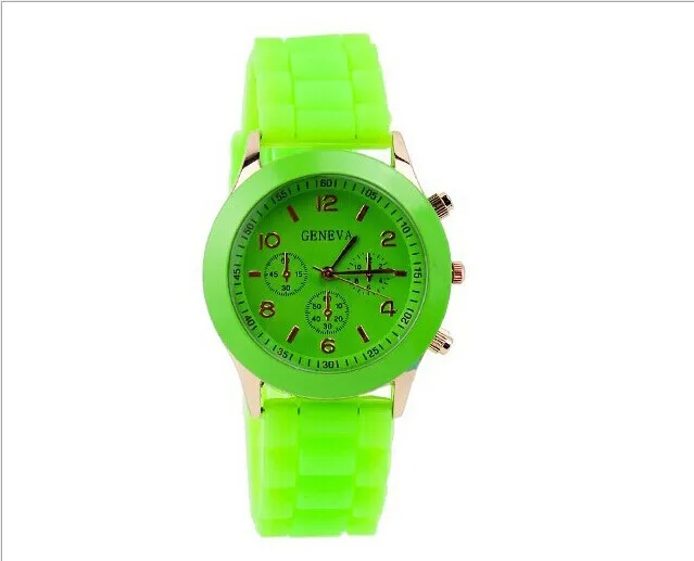 Casual Watch Unisex Quartz 14 Colors Men Women Analog Wristwatches Fashion Silicone Watches | Наручные часы