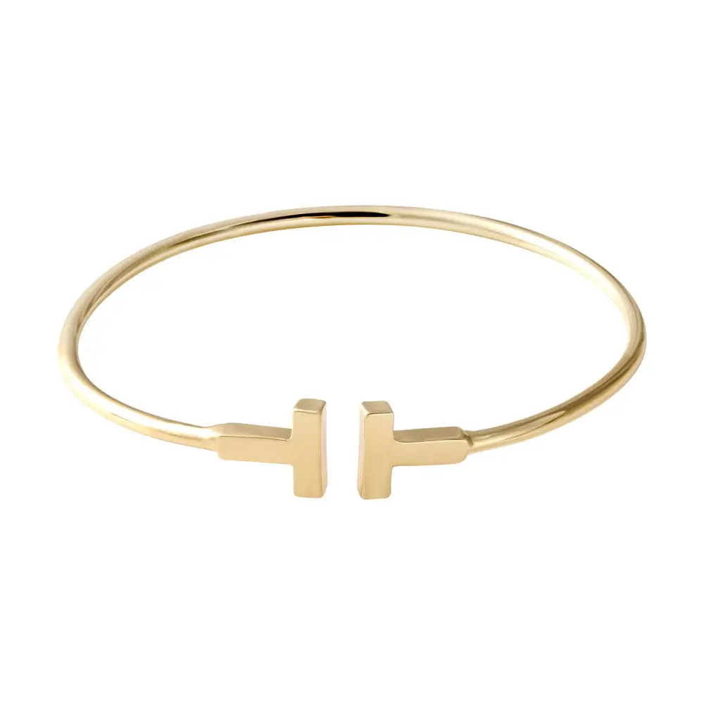 Высококачественный лично простой открытый браслет с узлом двойным подарок для