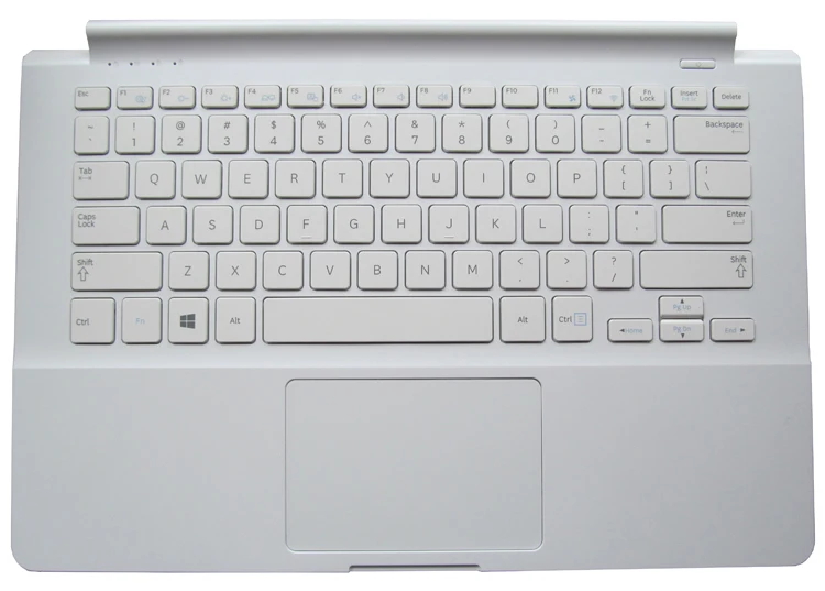 Новинка для SAMSUNG 915S3G NP915S3G английская клавиатура Plamrest TouchPa как на фото белый цвет