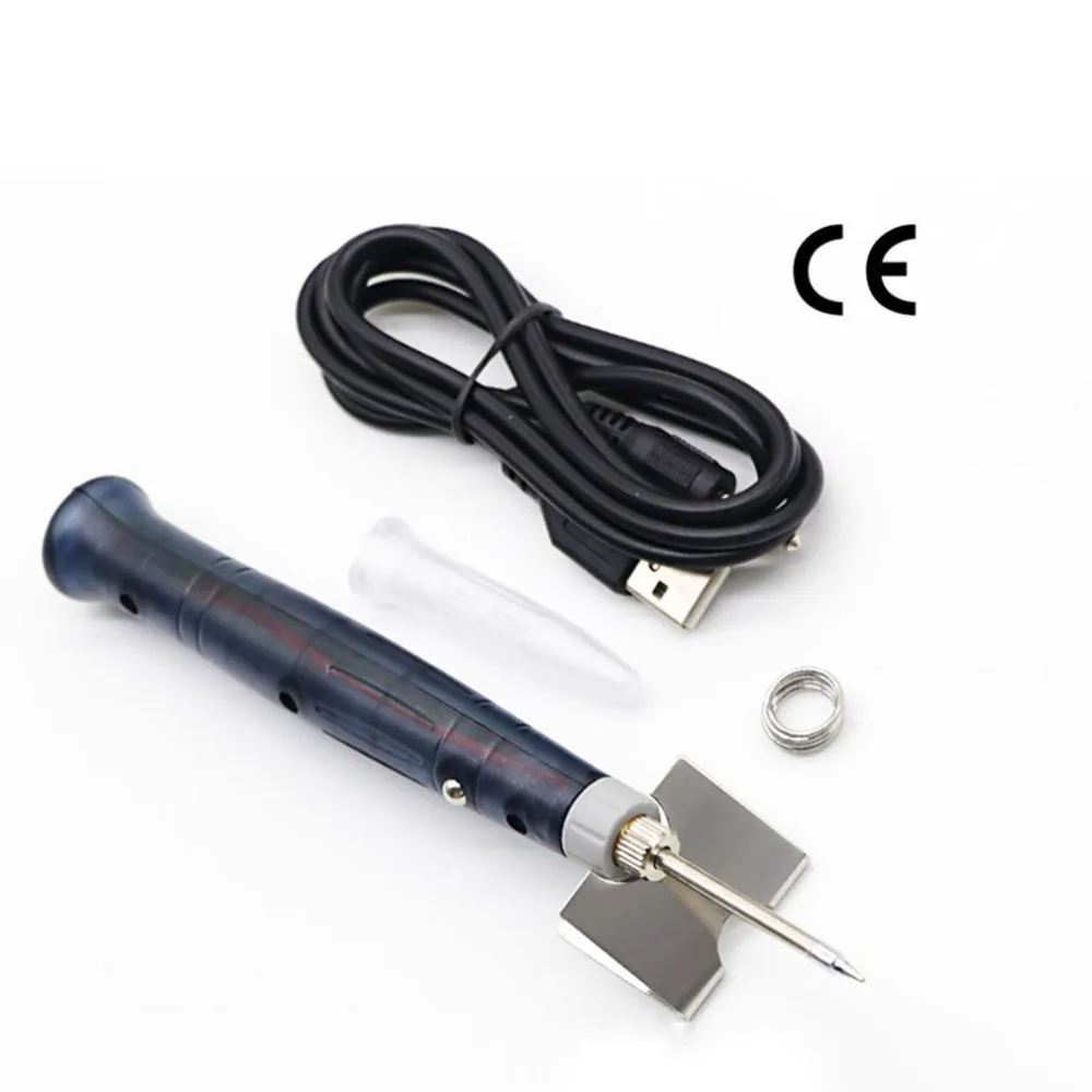 Портативный мини-паяльник USB 5 в 8 Вт с электроприводом ручка сенсорным