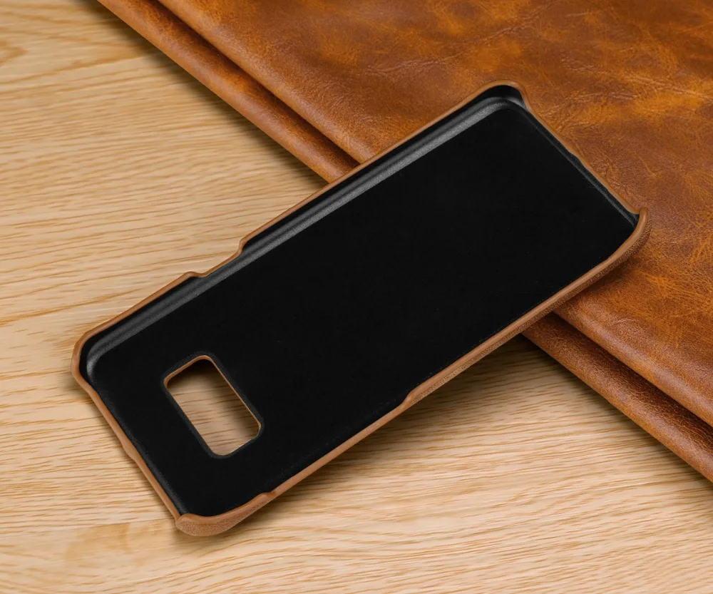 Чехол для Samsung S10 тонкий защитный чехол из натуральной кожи накладные Чехлы Galaxy S8