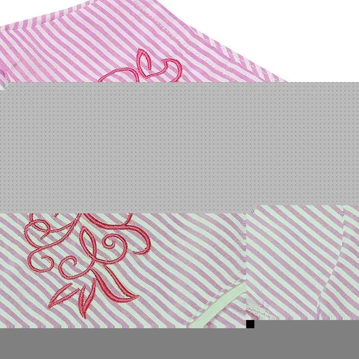 Ekouaer летнее Ночное платье женская модная ночная рубашка с вышивкой v-образный вырез без рукавов полосатая ночная рубашка пуловер ночная рубашка