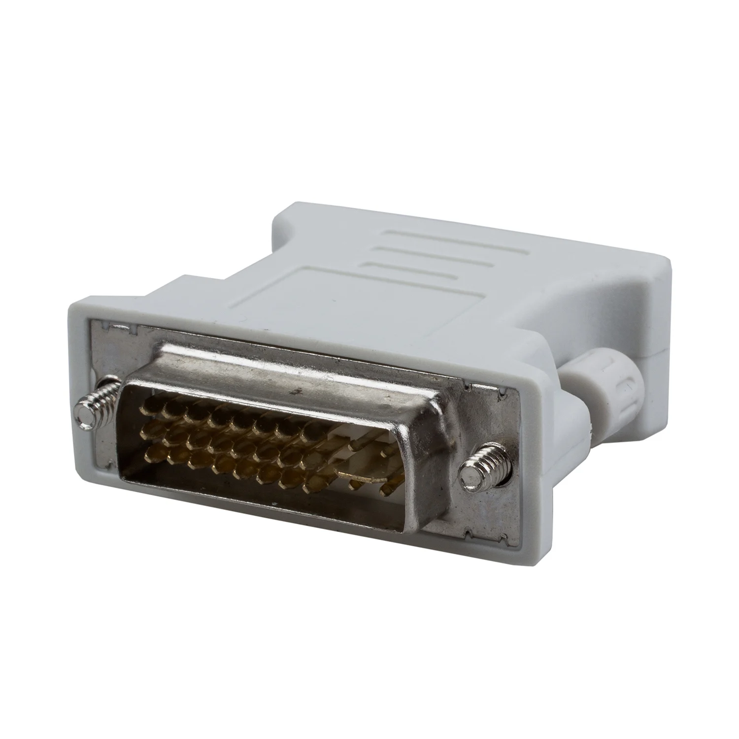 Новый DVI Male 24 plus 5 I в VGA Женский адаптер для передачи видео|dvi-i to vga|dvi maleto vga |