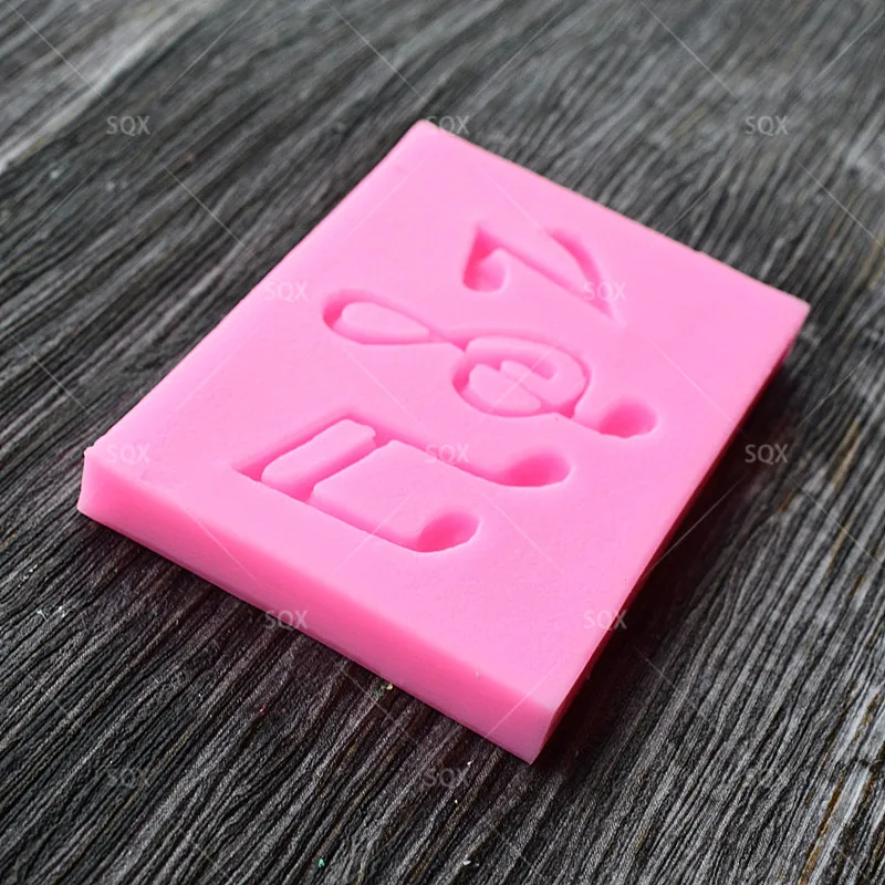 New Arrival Musical Note Silicone Mold Cake Decoration Tools Lace Candy Kitchen Accessories SQ1552 | Дом и сад