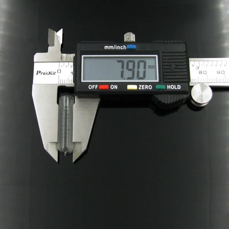 1 шт. 4 дюймовый/2 миллиметровый мини флакон для измерения уровня стекла трубчатый