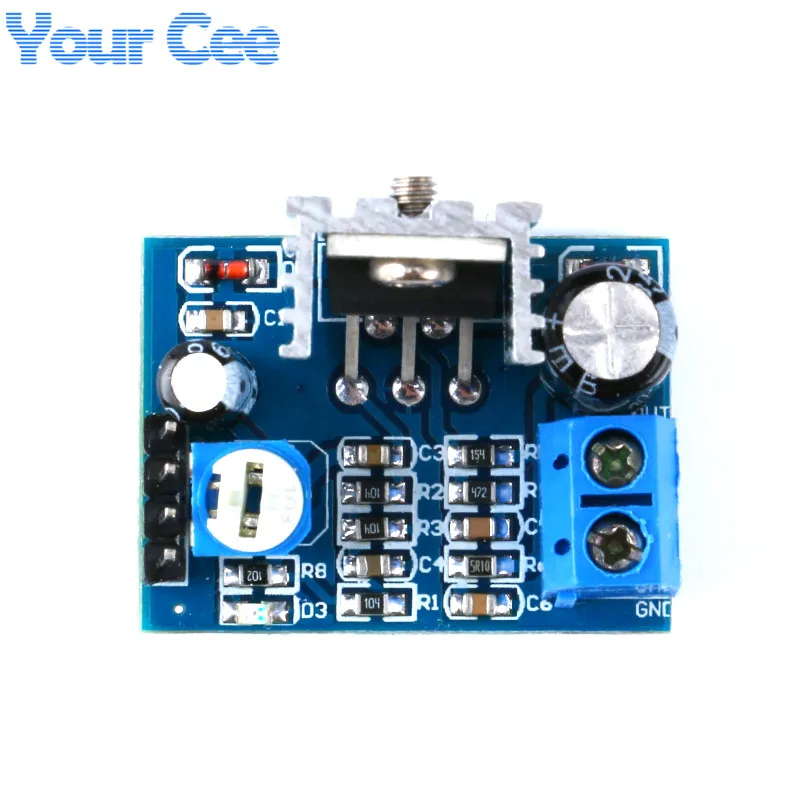 5 шт. 6 12 в одиночный блок питания Плата усилителя звука модуль TDA2030A TDA2030|amplifier pcb