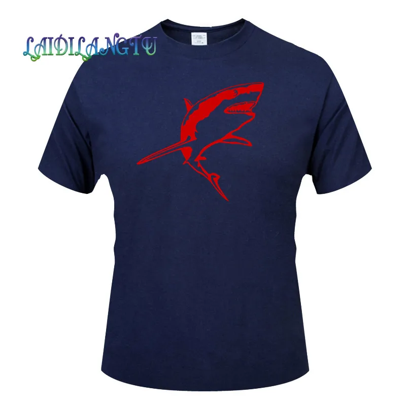 Free Shipping whale Summer Fashion Men's Short Sleeve T Shirt Mens Clothing Trend Casual Slim Fit Tees | Мужская одежда