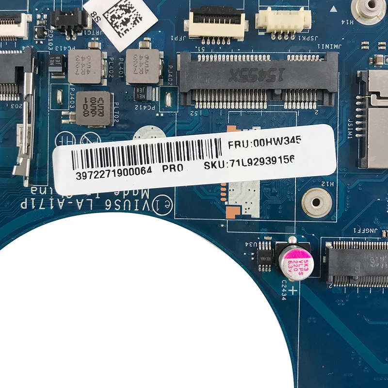 Оригинальная материнская плата для ноутбука Lenovo S540 S5 SR1EB CPU HD8670M 2G GPU VIUS6 I7 4510U 00HW345