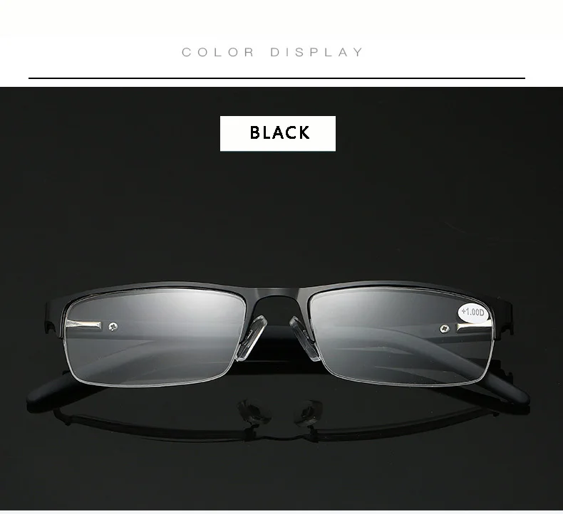 Квадратные металлические очки для чтения gafas hipermetropia presvicia hombre okulary recepta occhiali per lettura redpower okuma