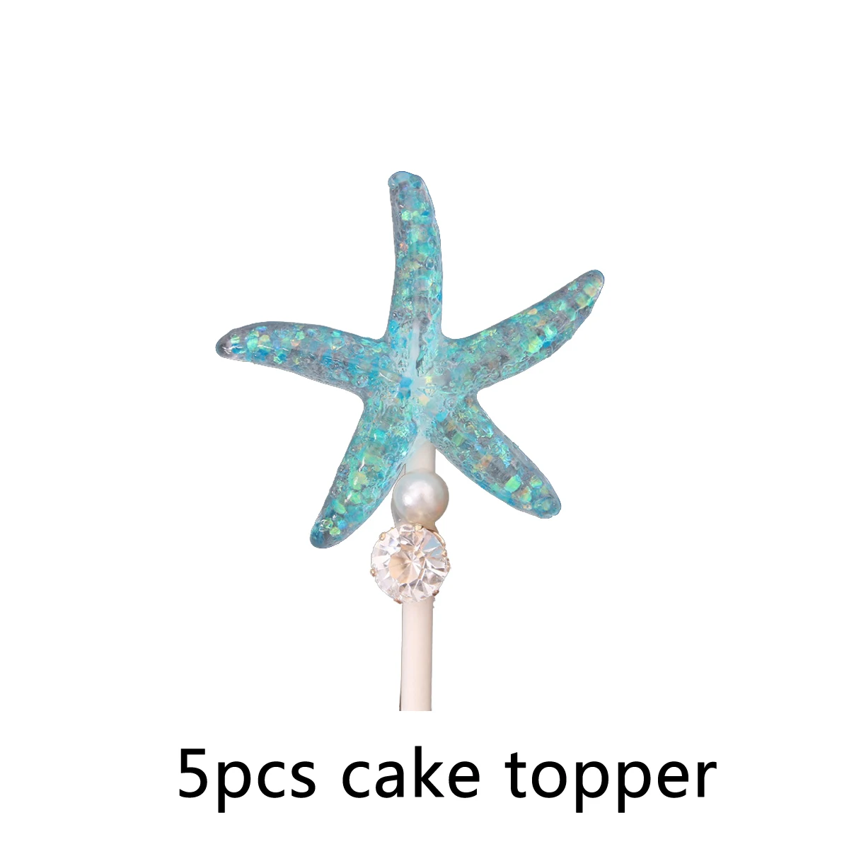 cake topper Amawill 1 шт. блестящий хвост русалки украшения для кексов DIY Украшение для свадебного торта Baby Shower Girl Русалка день рождения поставки 75D - Цвет: cake topper