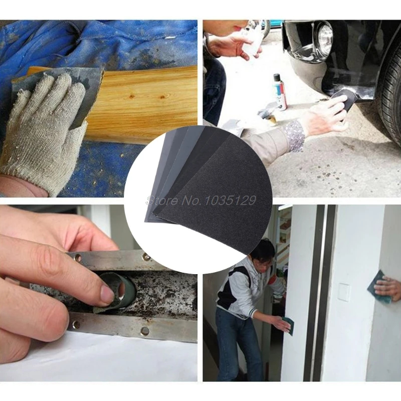 

100#/240#/400#/600#/1000#/2000# Waterproof Sanding Paper Wet Dry Polishing Sandpaper Grit Granularity Metal Wood Abrasive Tools
