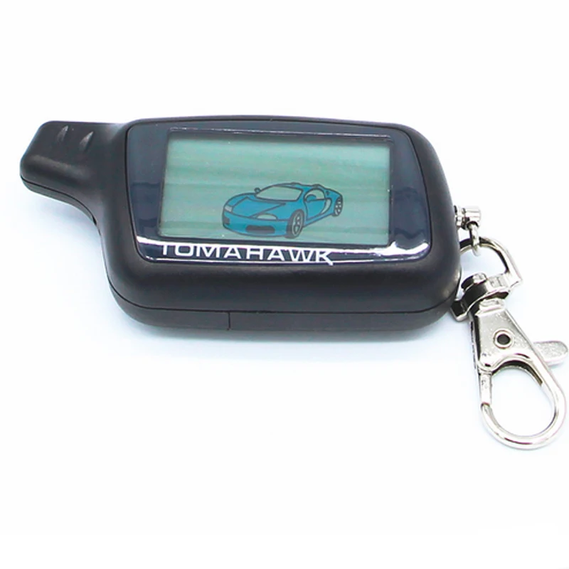 Брелок для автомобильной сигнализации TOMAHAWK X5 с ЖК дисплеем|key system|chain for twocar two way