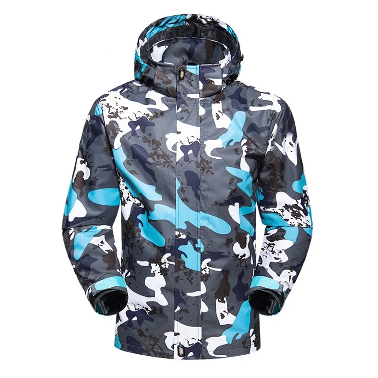 Men Blue Мужские женские весенние дышащие куртки унисекс уличные водонепроницаемые пальто Пешие прогулки отслеживание рыбы во время рыбалки Женские ветрозащитные куртки - Цвет: Men Blue