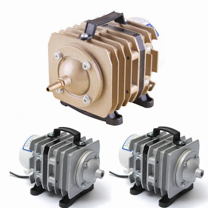 

220V Powerful Aquarium Air Pump Metal Air Compressor Aquarium Oxygen Pump For Fish Tank Pond 20/35/45W Water Pump