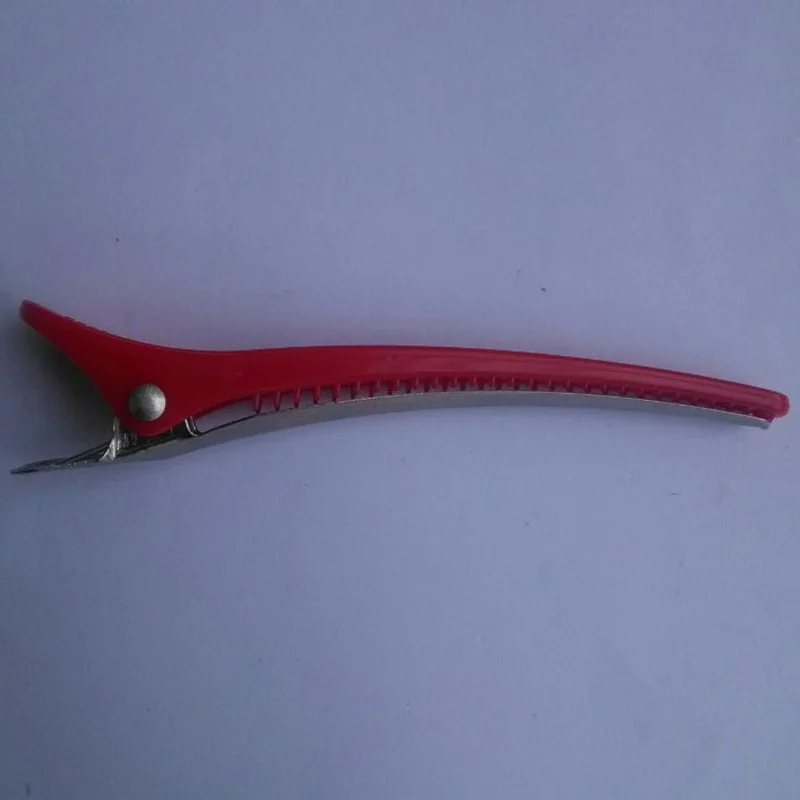 6 шт. Цветные Красные зажимы для волос Профессиональные парикмахерские шпильки