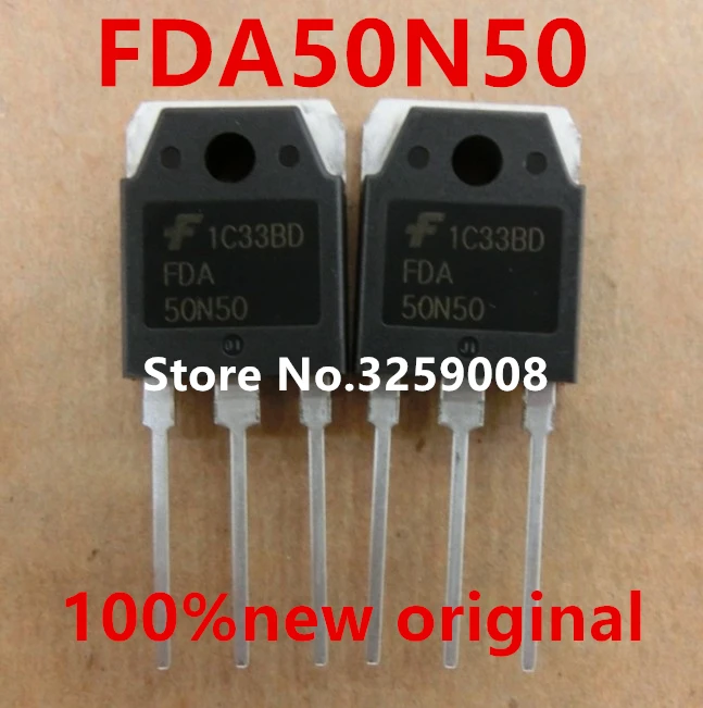 6 шт. FDA50N50 50 а/500 в 100% новый импортный оригинальный|10pcs| |