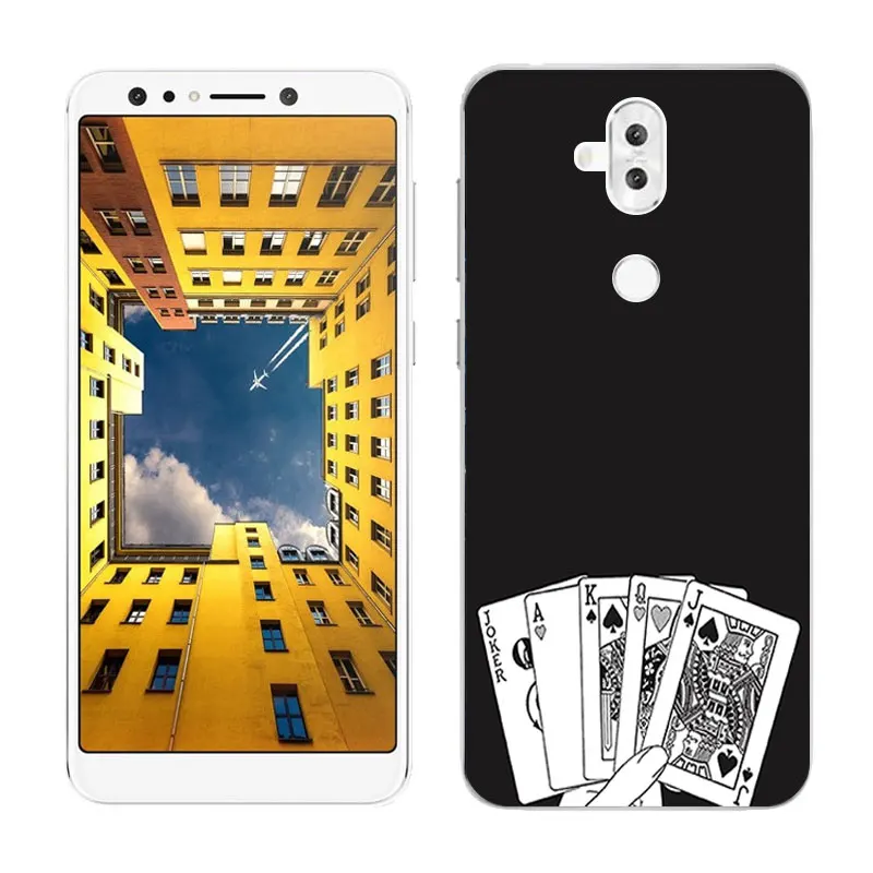 25 Для Asus Zenfone 5 Lite ZC600KL 6," чехлы для мобильного телефона из мягкого силикона с Чехлы бобы Окрашенные чехол для Asus ZF5Q X017D задняя крышка Капа - Цвет: 25