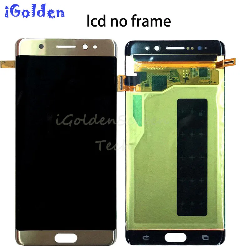 Super AMOLED для samsung Note Fan Edition FE Note 7 N930F N935F ЖК-дисплей сенсорный экран дигитайзер сборка для samsung Note7 ЖК-дисплей