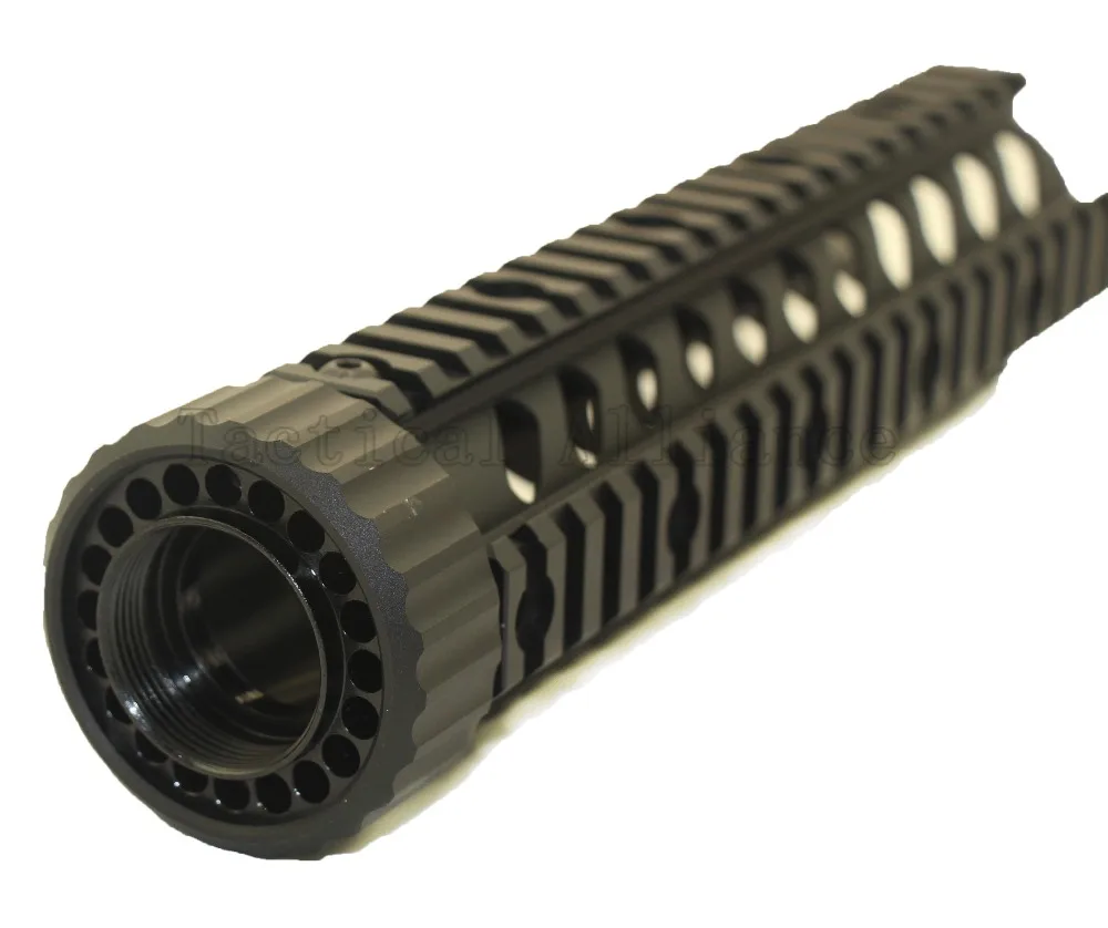 Охота 9 ''дюйма AR .223/5.56 БЕСПЛАТНАЯ Float Quad Handguard RAS рельс 15 M16 M4 страйкбол Пейнтбол
