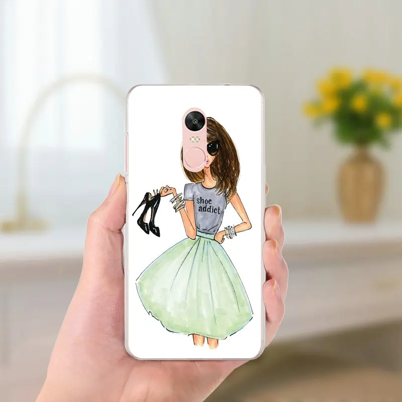 Luxury Fashion Travel Girl Shopping Soft Mobile Phone Cases for Xiaomi Redmi Mi Note 4X 2 3 3S 4A 5 6 5S 5X 5A 6X Pro Plus | Мобильные