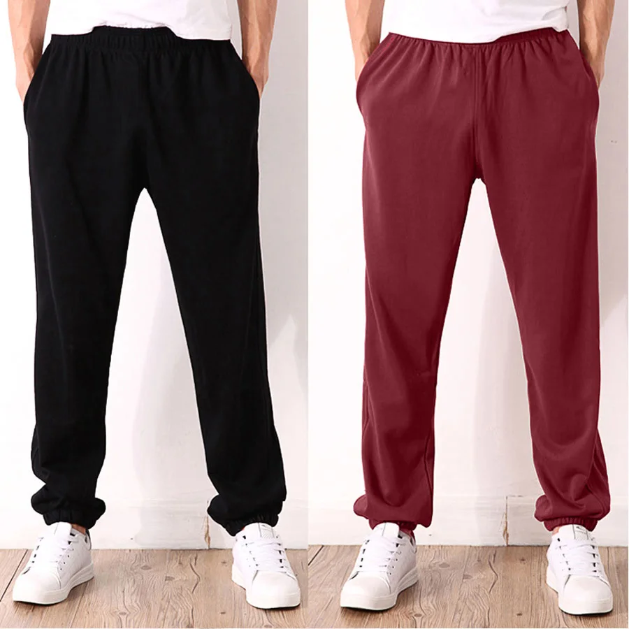 Мужские повседневные свободные брюки большие размеры 5XL 6XL 7XL|men casual pants|sweatpants mencotton