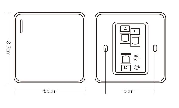 DIY дизайн узор Новый стиль роскошный настенный выключатель панель света цветок