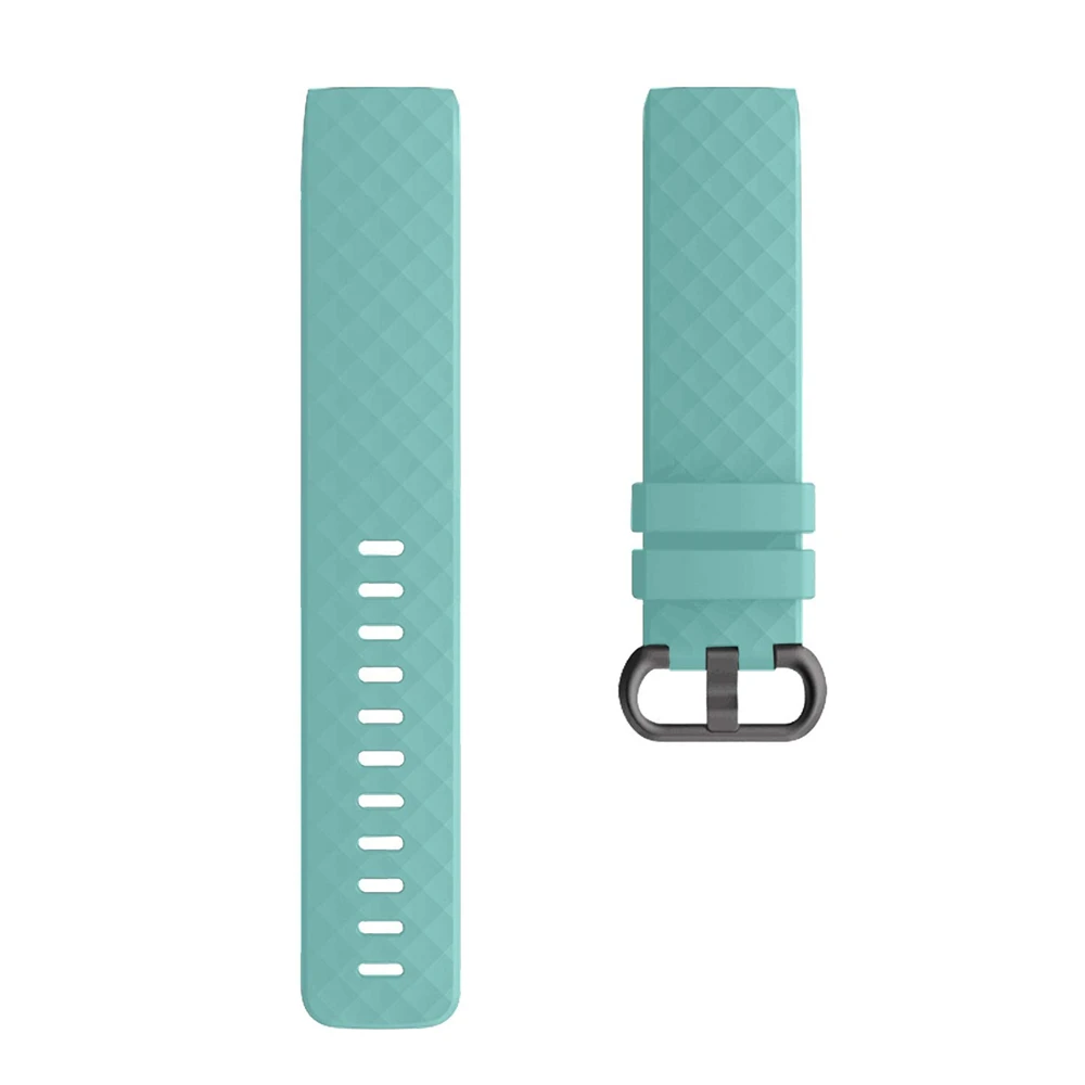 Однотонные Смарт часы браслет для Fitbit Charge 3 ремешка спортивные Сменные