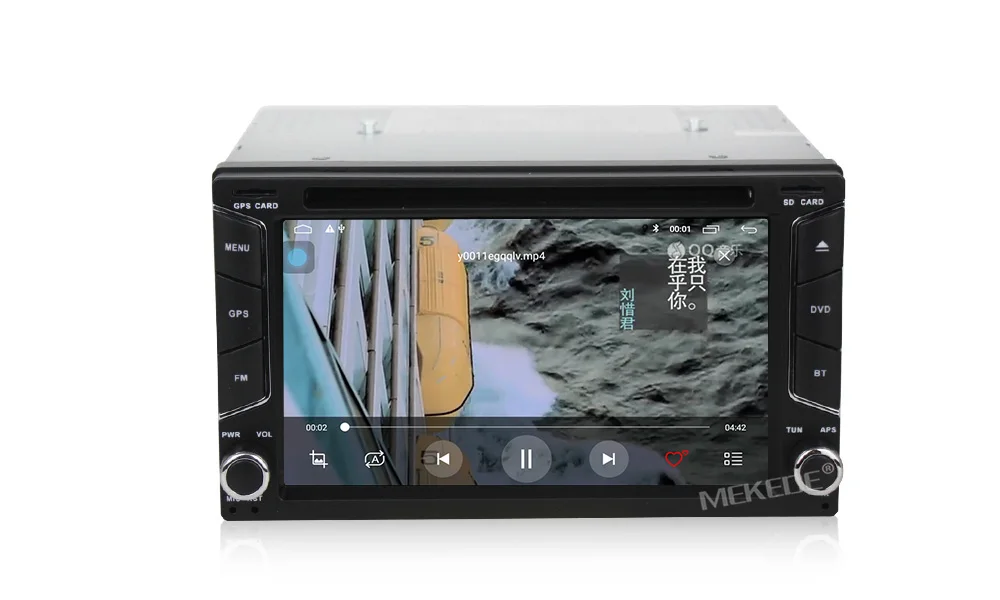 Акция! Mekede 2 ГБ+ 32 ГБ android 9,1 автомобильный Радио gps dvd-плеер для nissan v w toyota kia универсальная gps-навигация с WiFi BT