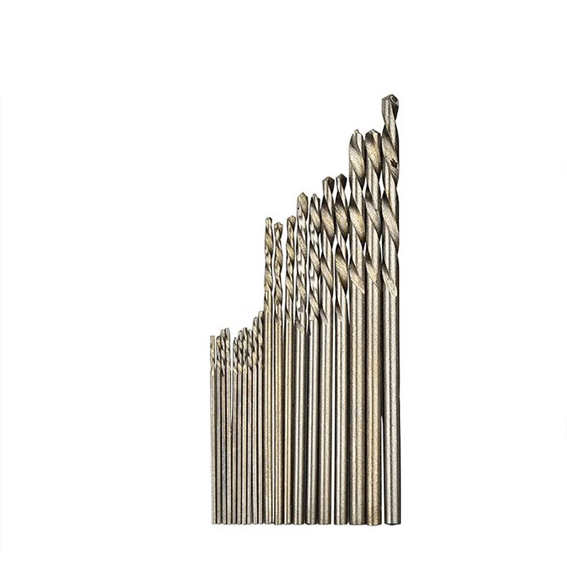 20PC 0.3 to 1.6mm HSS Mini Twist Drill Automatic Micro Bit Set High Speed Steel for PCB Wood Hobby Drilling Tools | Инструменты