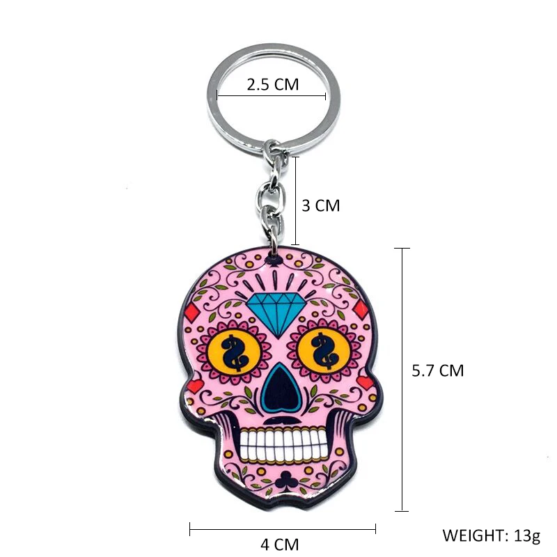 10 шт Calavera сладкое капризное ожерелье с черепом празднование мексиканского Дня