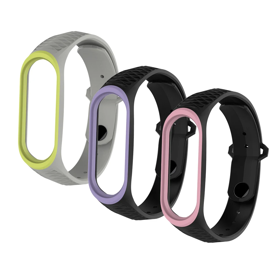 Ремешок Mijobs для Mi Band 3 ремешок 4 спортивный силиконовый браслет на запястье Xiaomi 5 6