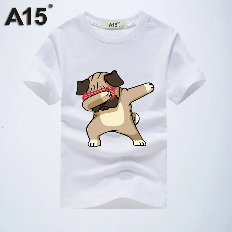 T0164White Брендовая летняя Милая одежда для детей, футболки с короткими рукавами и 3d принтом для девочек, топы, одежда для мальчиков 8, 10, 12 лет, A15 - Цвет: T0164White
