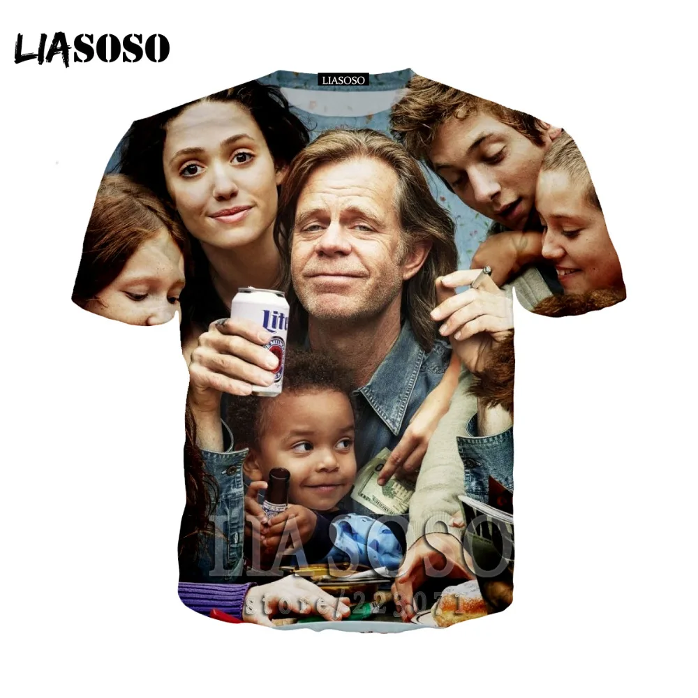 LIASOSO 3D печати Футболка Bianco бесстыжие Divertenti футболка donne Lettera Swag Хип хоп рэп большие