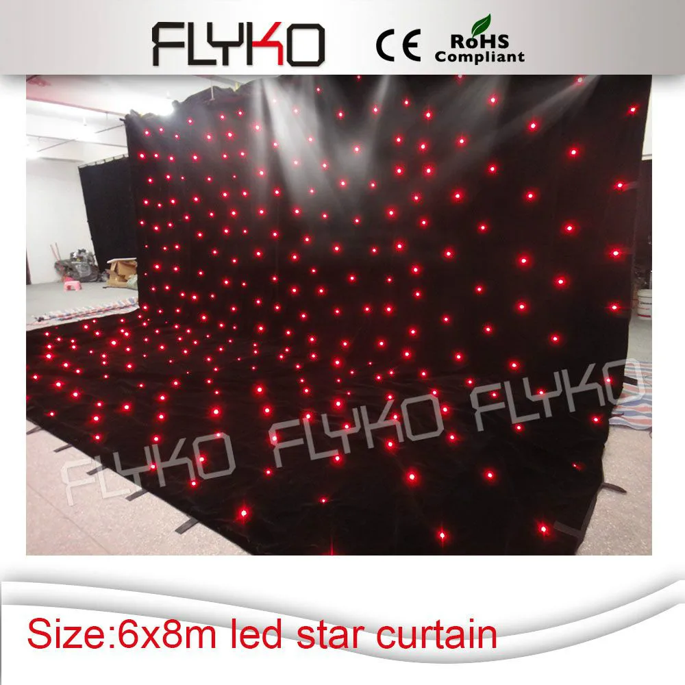 Led star cloth led curtain wedding backdrop stage background | Stage Lighting Effect