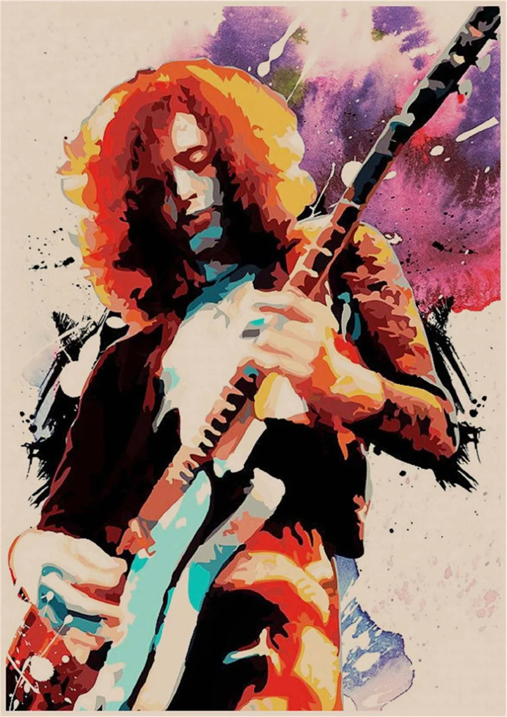 9 Led Zeppelin рок-музыка постеры для украшения дома в винтажном стиле настенные наклейки Abooly бренд купить 3 получить 4 - Цвет: 9