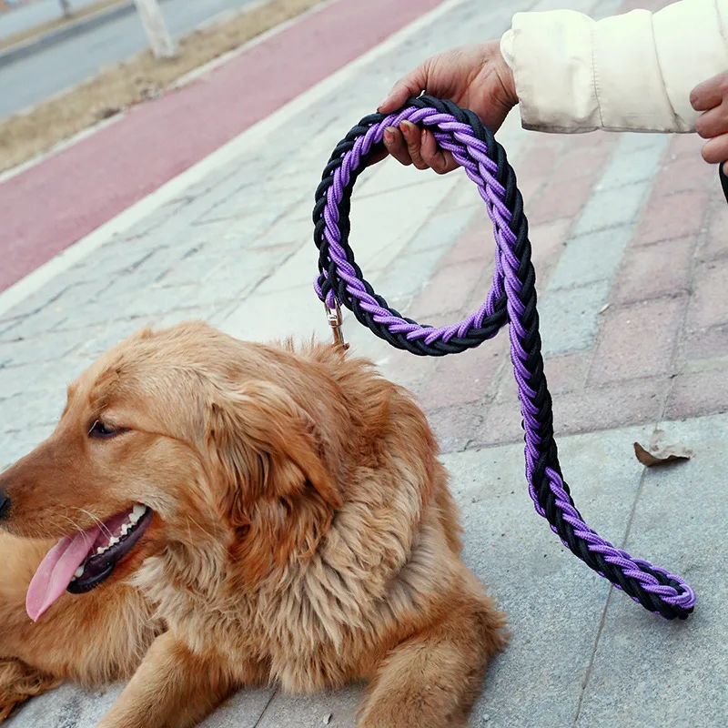 Нейлон adjustableleash Товары для домашних животных больших собак поводок воротник жгут