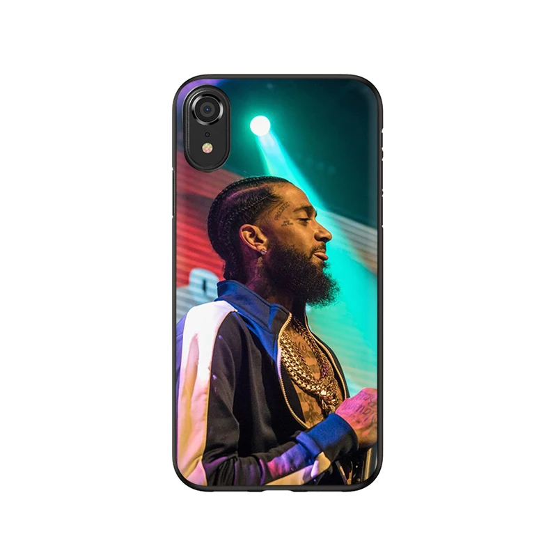 Мягкий чехол для телефона Rapper Nipsey Hussle для iPhone 5 5S 6 6S Plus 7 8 Plus X XR XS 11 Pro Max - Цвет: B12