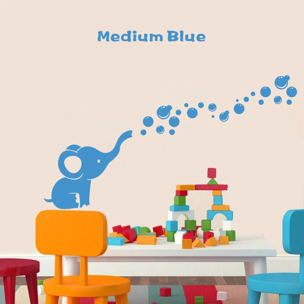 Индивидуальные настенные наклейки с любым именем слона художественные