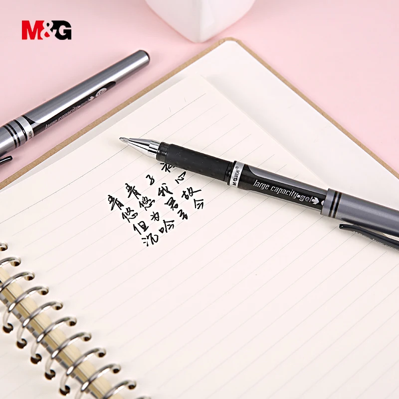 M & G оптовая продажа 3 шт. 1 0 мм качественные шариковые гелевые ручки для школы