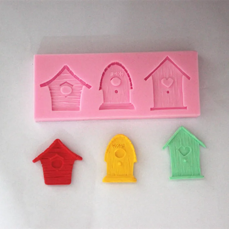 Новинка Мультяшные дома помадка формы для тортов мыло шоколадная форма выпечки