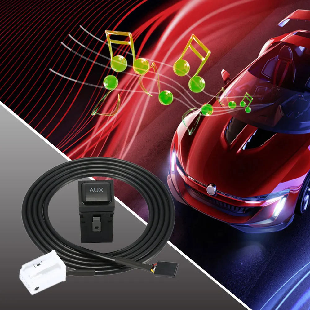 Разъем AUX для переключателя музыкального аудио интерфейса VW Passat B6 B7 CC Touran POLO Facelift
