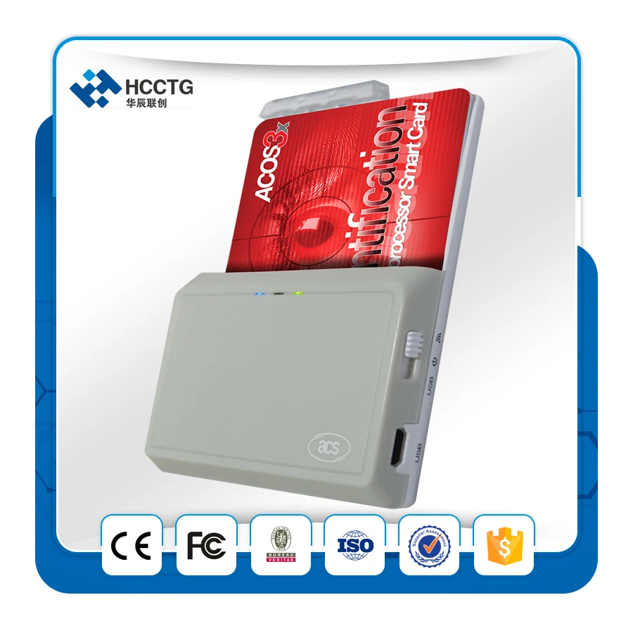 USB считыватель смарт карт ACR3901 Acs iso 7816 Bluetooth контактный Ic писатель|chip card reader writer|reader