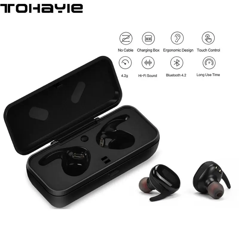 Беспроводные bluetooth-наушники ToHayie X26 TWS беспроводные мини-наушники с микрофоном