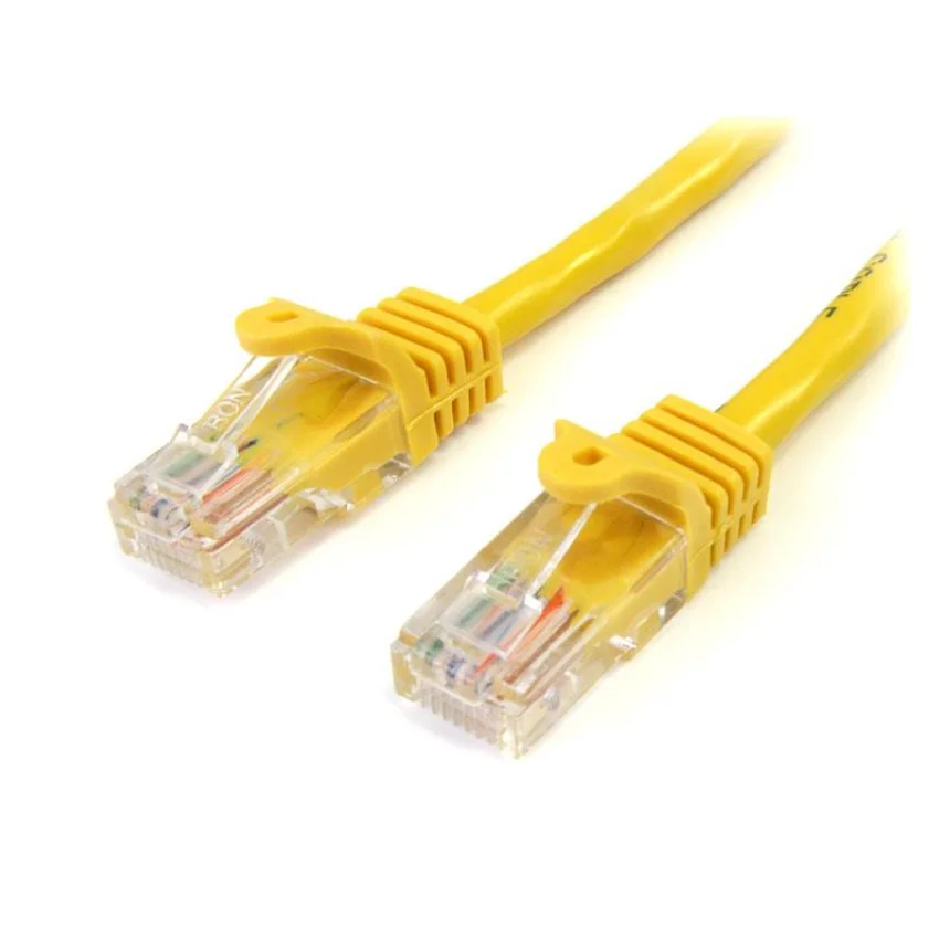 StarTech.com кабель 1 м Амарилло сетевой Fast Ethernet Cat5e RJ45 грех enganche-кабель патч планка U/UTP