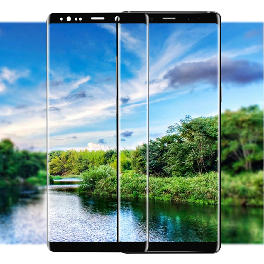 3D чехол для Samsung Galaxy Note 8 Защита экрана Note8 защитная пленка из закаленного стекла