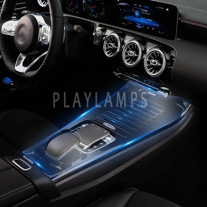 Прозрачная защитная пленка из ТПУ для Mercedes Benz наклейка s A class A180 A200 аксессуары