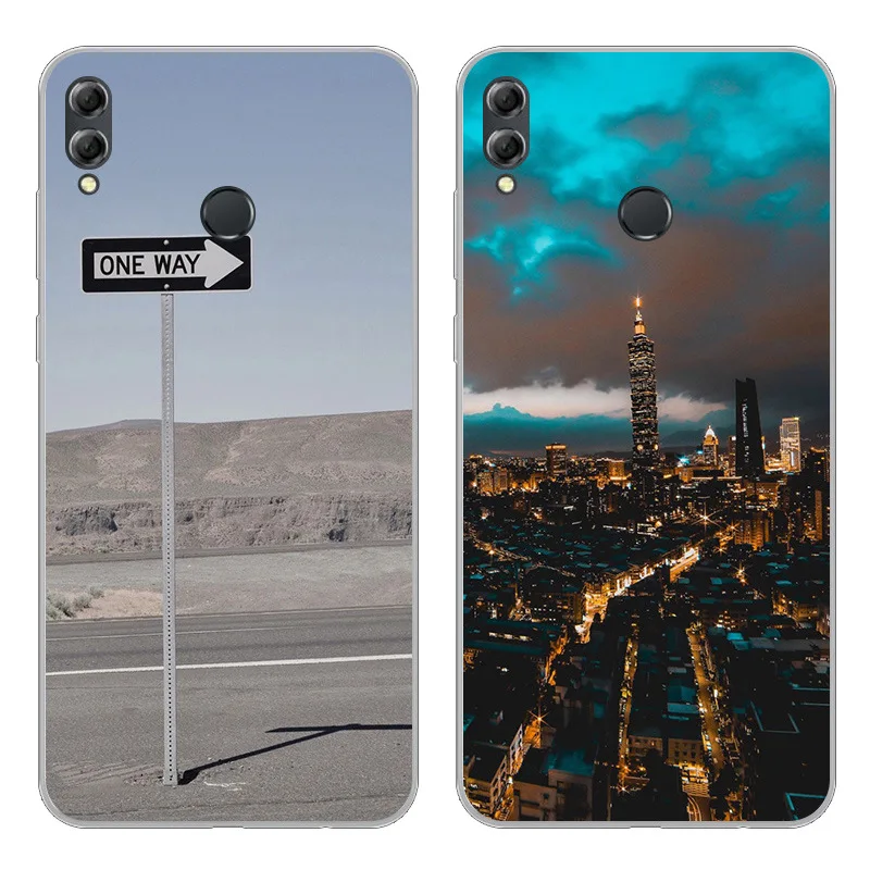 Чехол для Huawei Enjoy Max мягкий силиконовый чехол из ТПУ задней панели телефона
