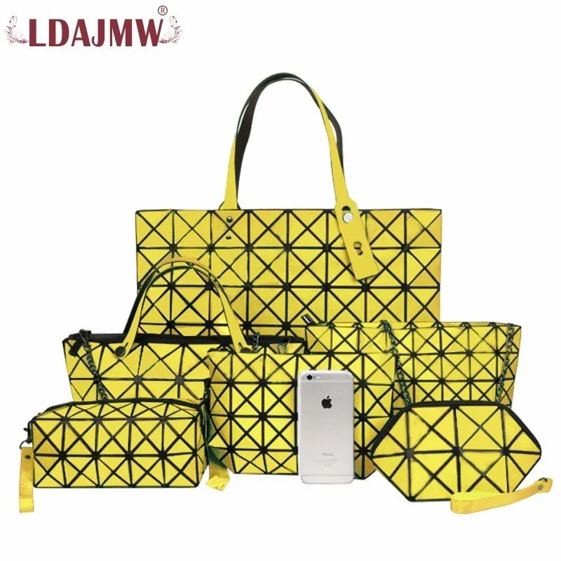 LDAJMW 6 шт./компл. Женские Ретро Сумки из искусственной кожи женская сумка для мамы
