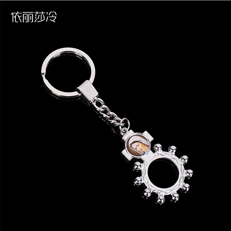 48 Pieces / Rings Cross Keychain Icon Jesus My Religion is Savior Christian Gift | Украшения и аксессуары