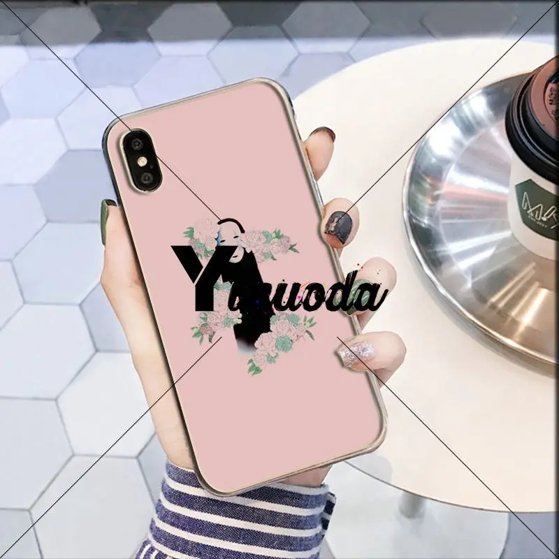 Yinuoda чехол для телефона с изображением аниме Ghibli Миядзаки без лица iPhone X XS MAX 6 6s 7